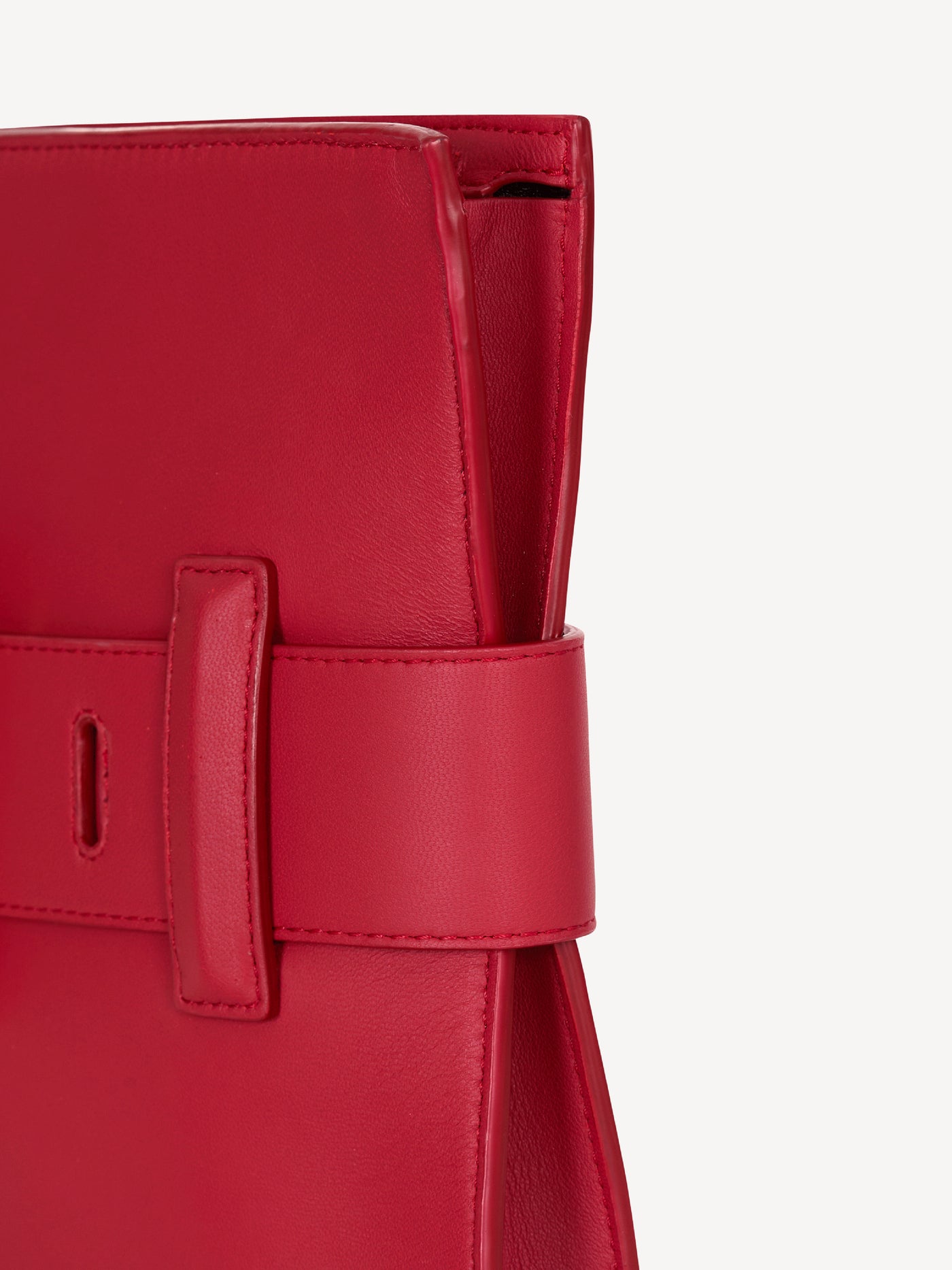 Anthem smooth leather clutch