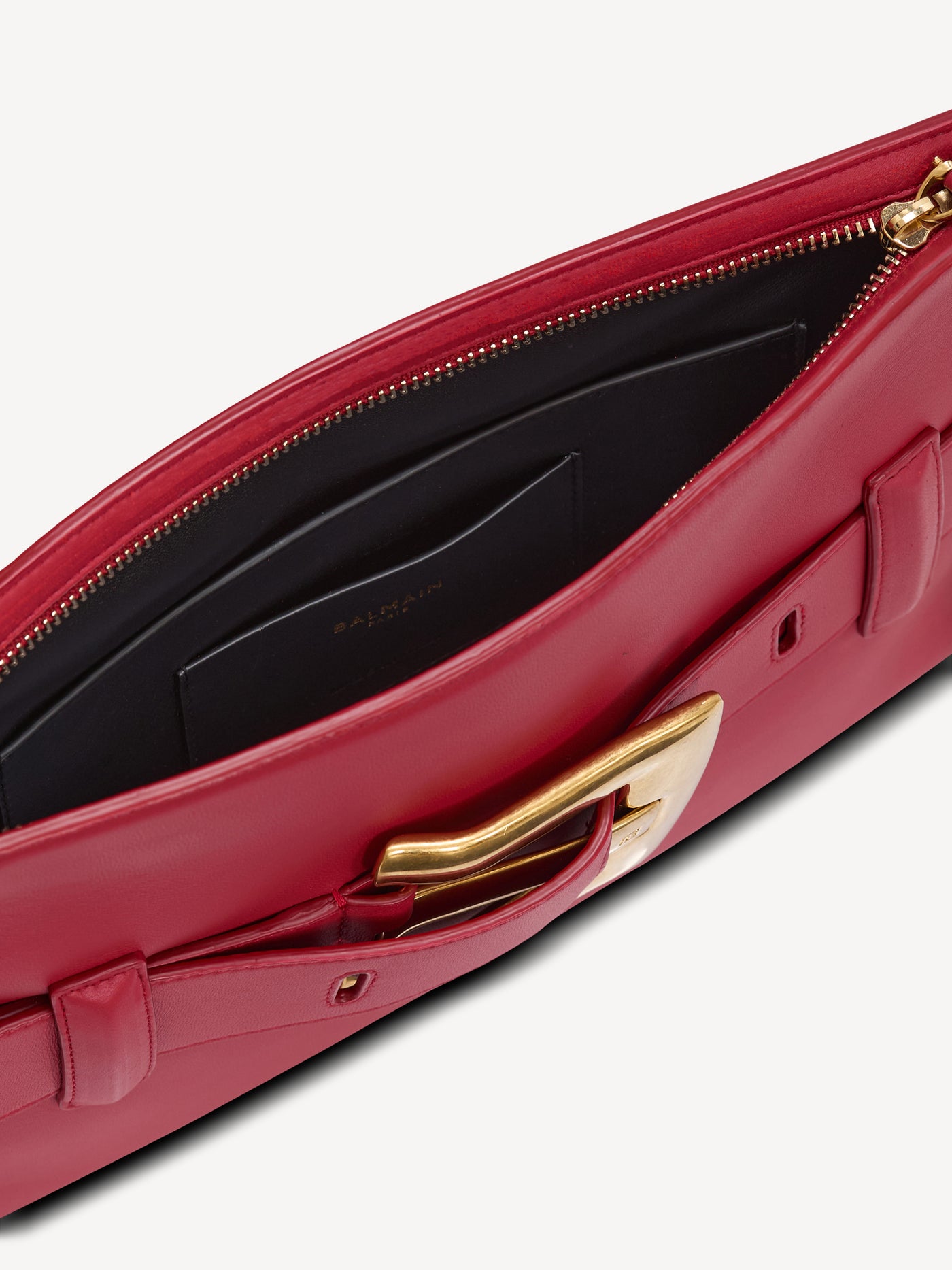Anthem smooth leather clutch
