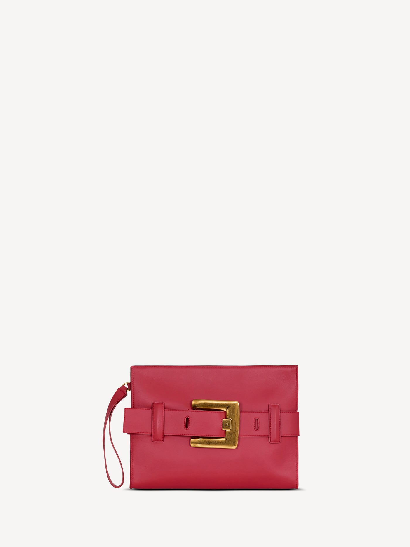 Anthem smooth leather clutch
