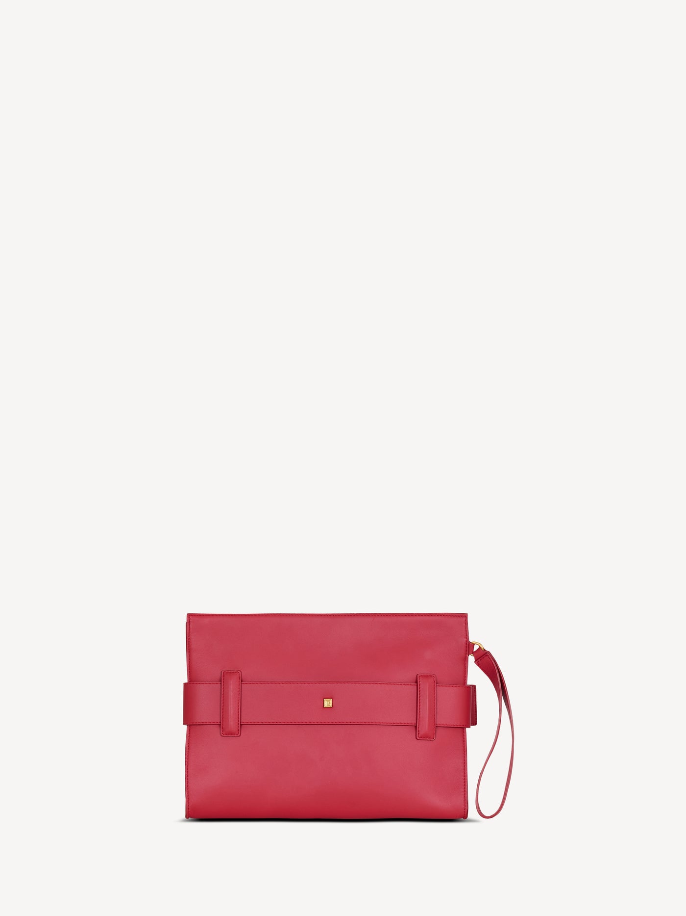 Anthem smooth leather clutch