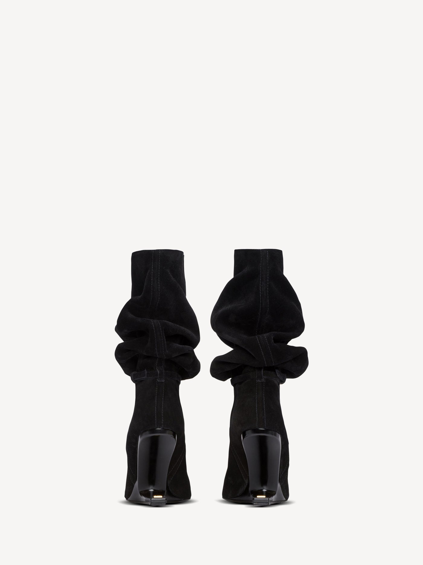 No Wedge suede leather ankle boots with tassel