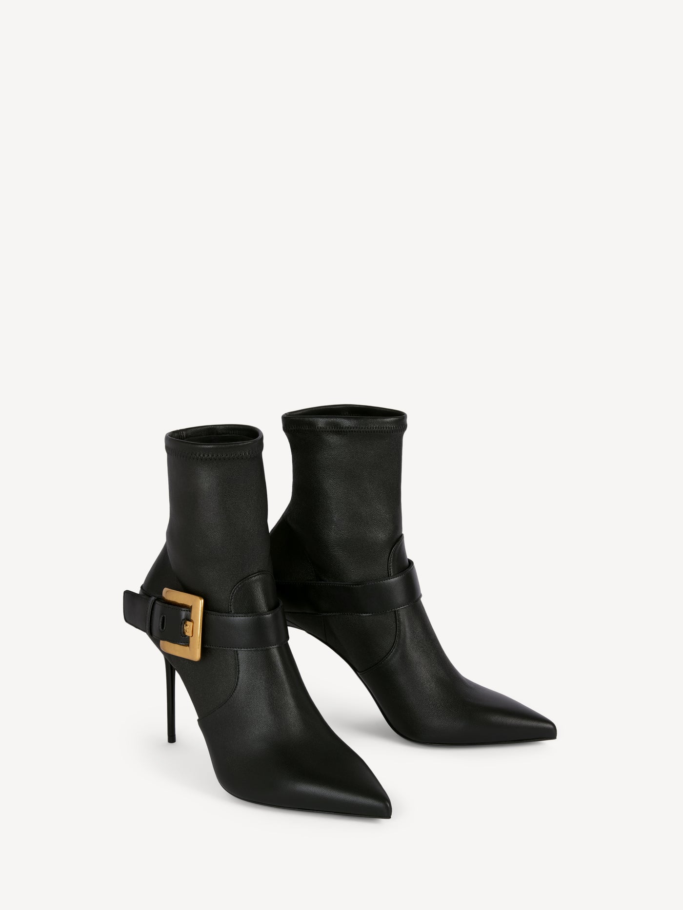 Anthem stretch leather ankle boots