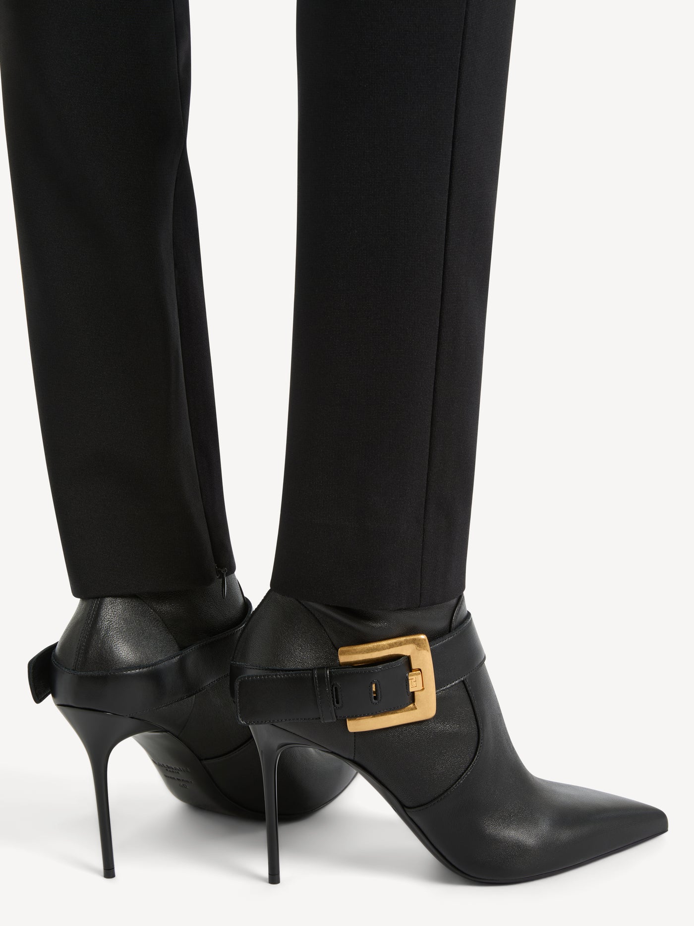 Anthem stretch leather ankle boots