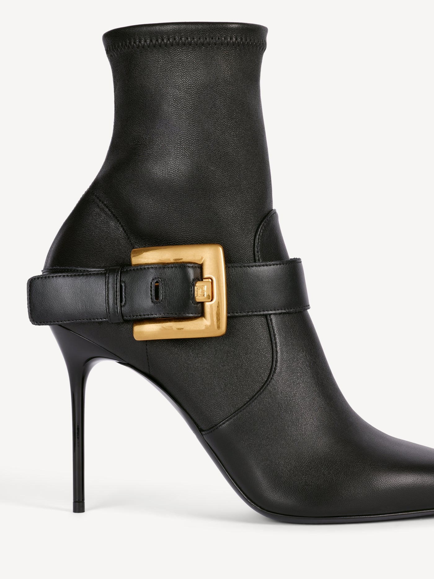 Anthem stretch leather ankle boots