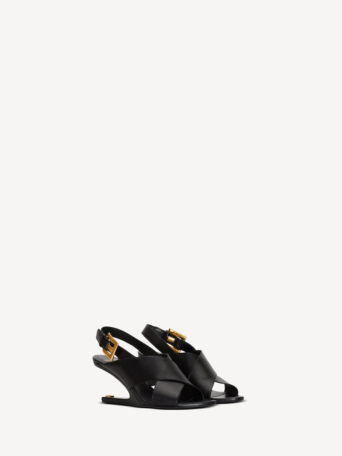 Anthem No Wedge smooth leather sandals