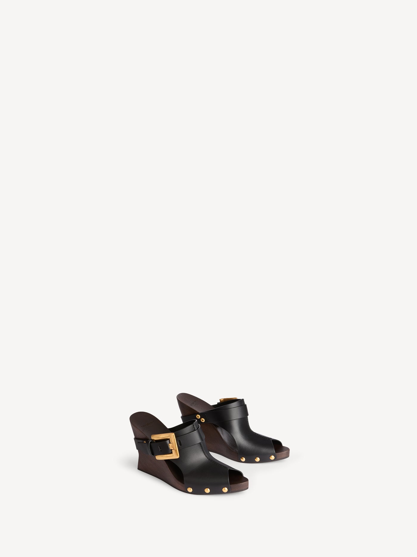 Anthem Wedge smooth leather mules
