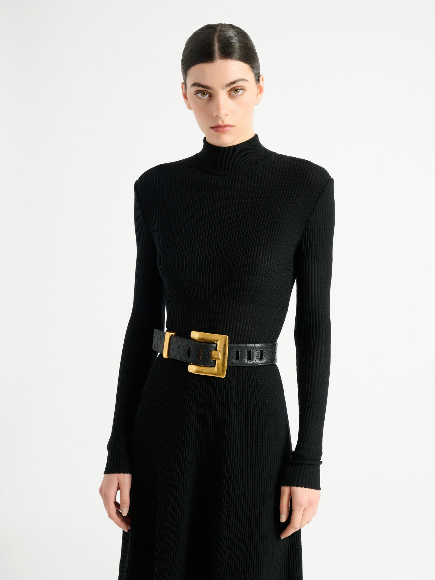 Cintura Anthem in pelle liscia