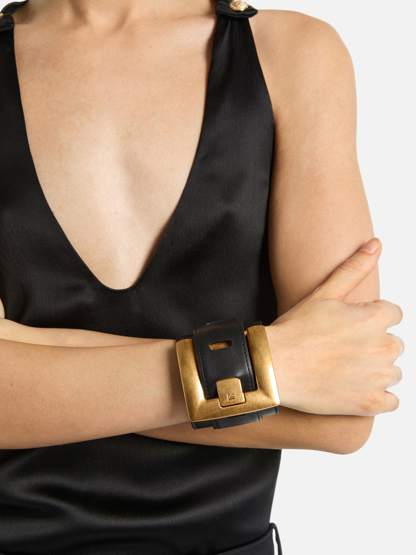 Anthem smooth leather bracelet