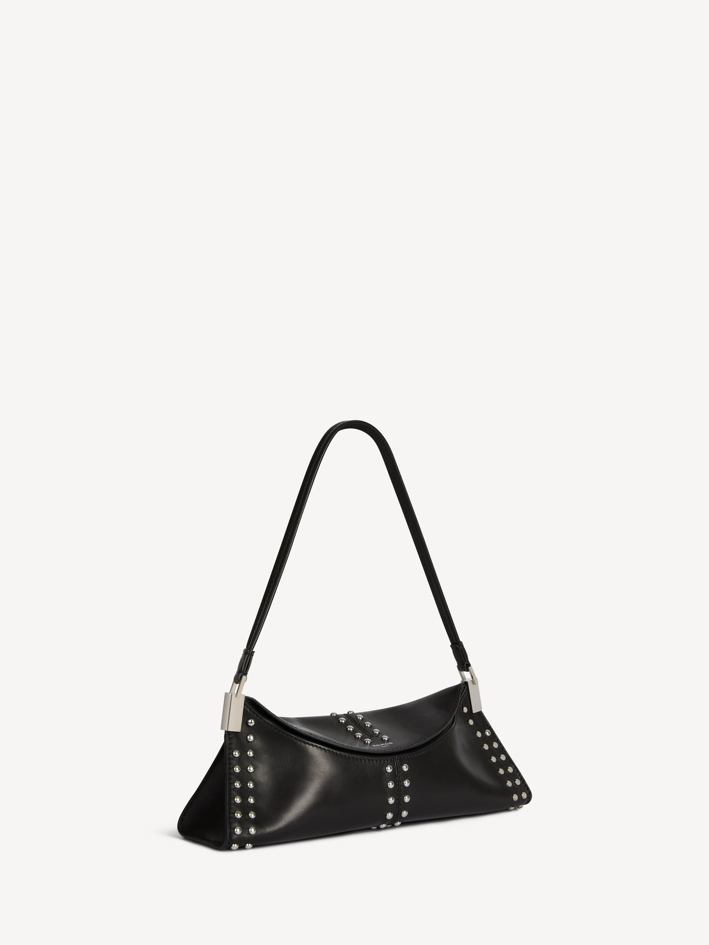 64-83 small bag in studded smooth leather