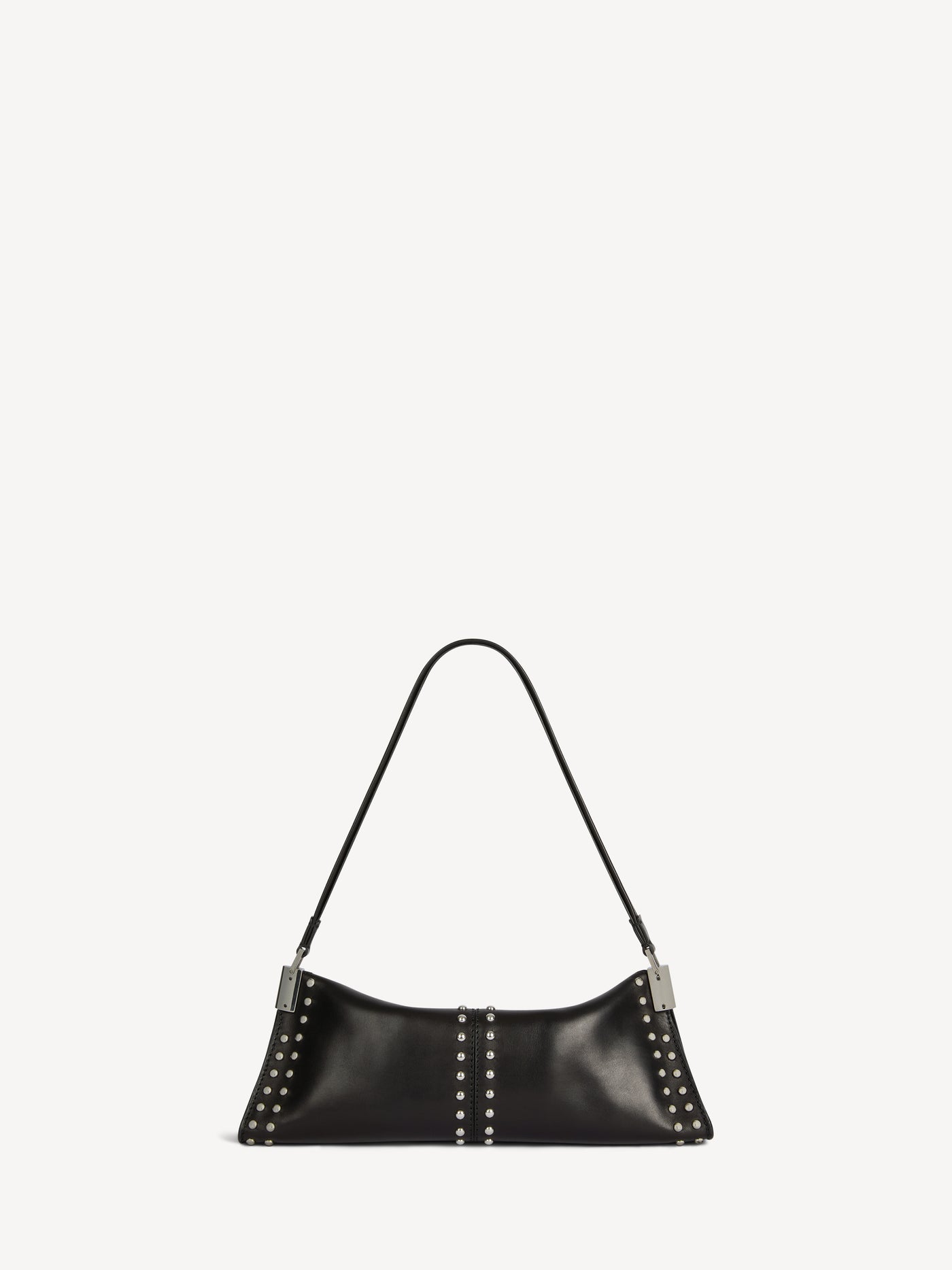 64-83 small bag in studded smooth leather