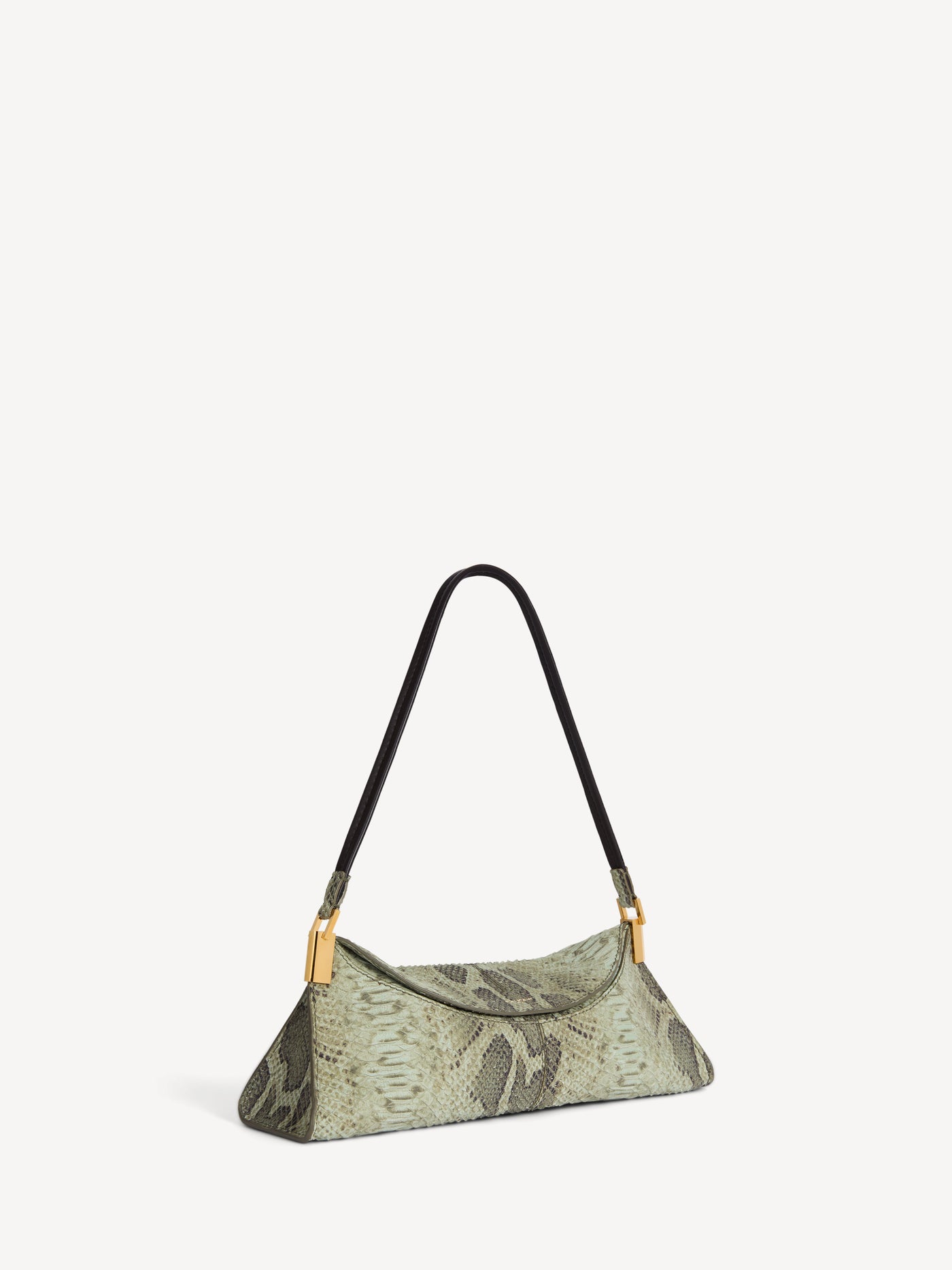 64-83 small bag in python-effect suede