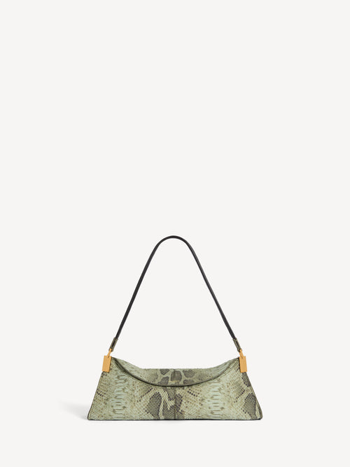 64-83 small bag in python-effect suede