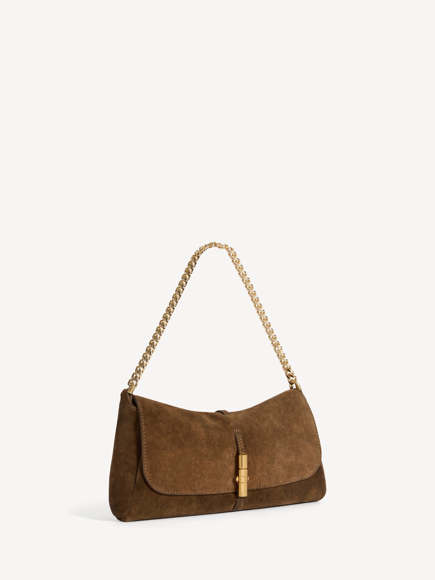 Balmain Metropolis bag in cloud-effect suede