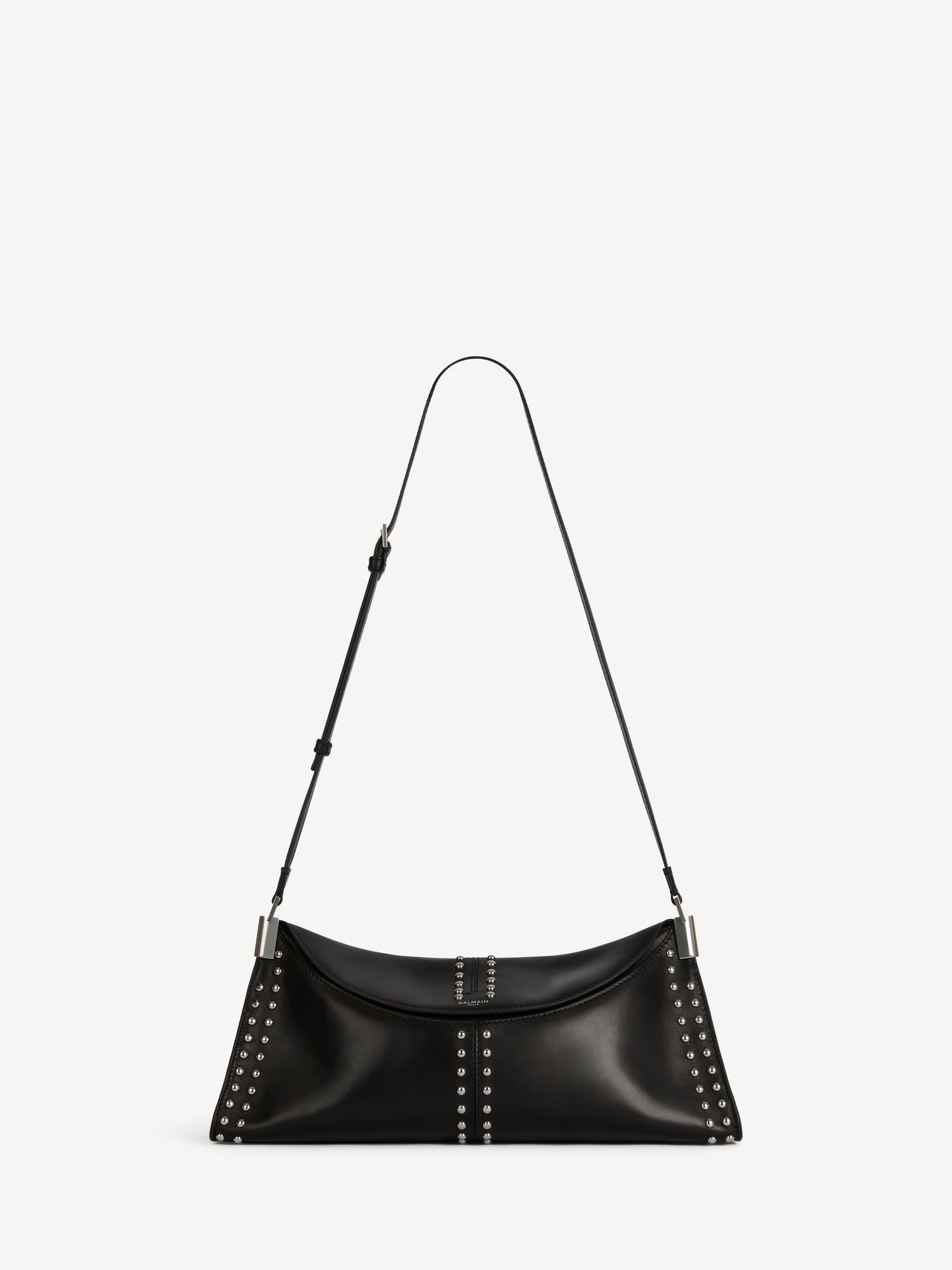 64-83 medium bag in studded smooth leather