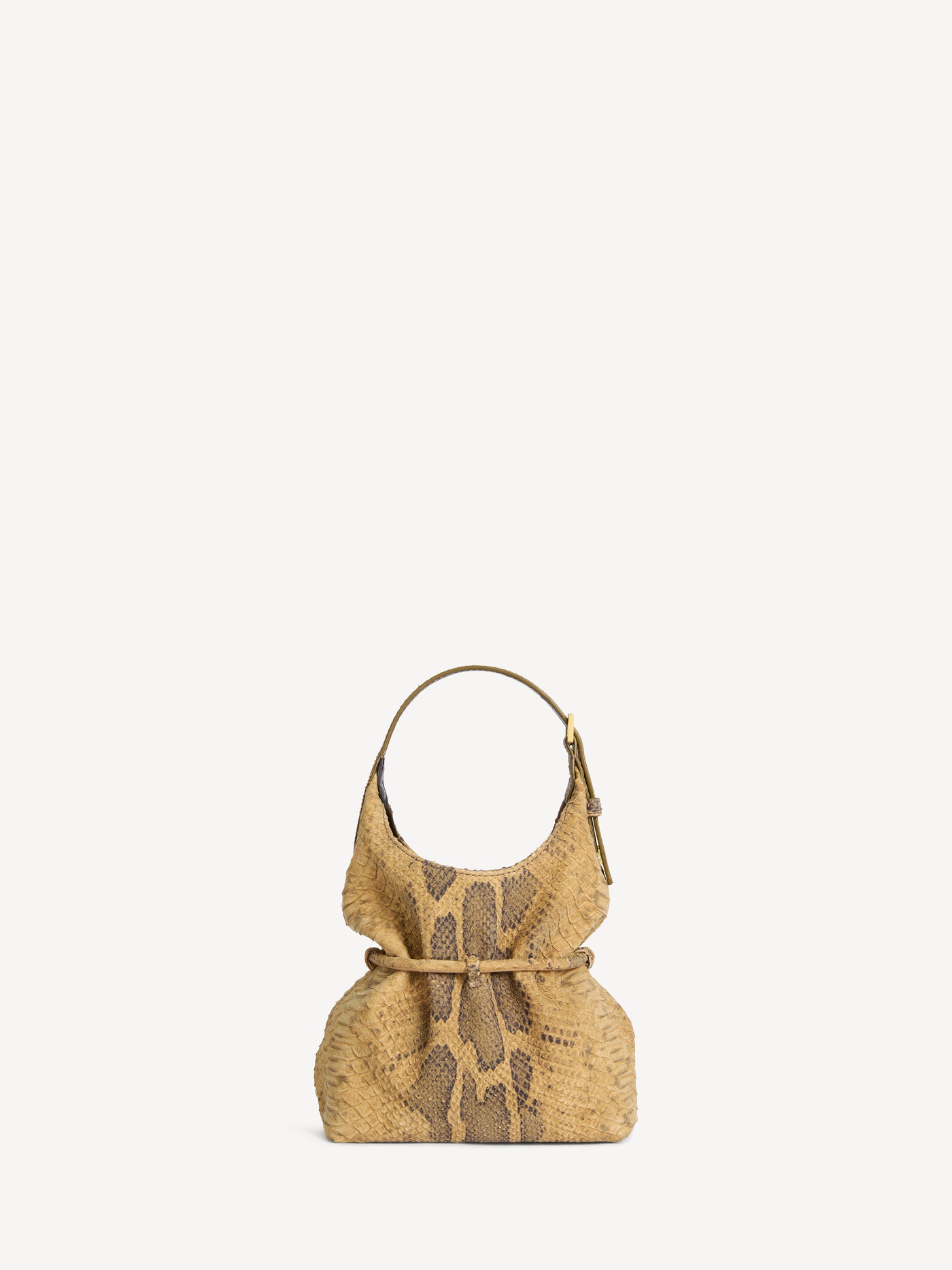 SPHYNX mini bag in python-effect suede