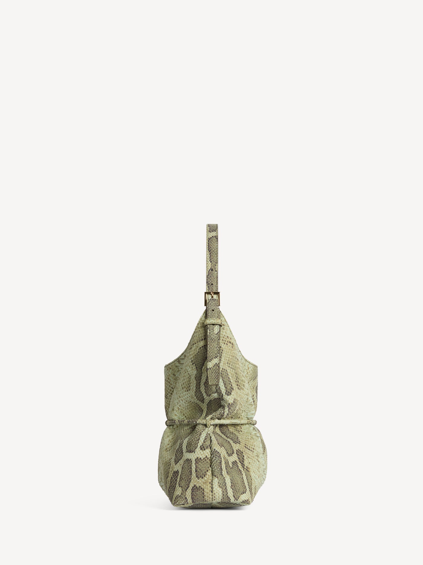 SPHYNX medium bag in python-effect suede