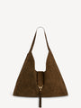 Zabriskie large Hobo bag in suede