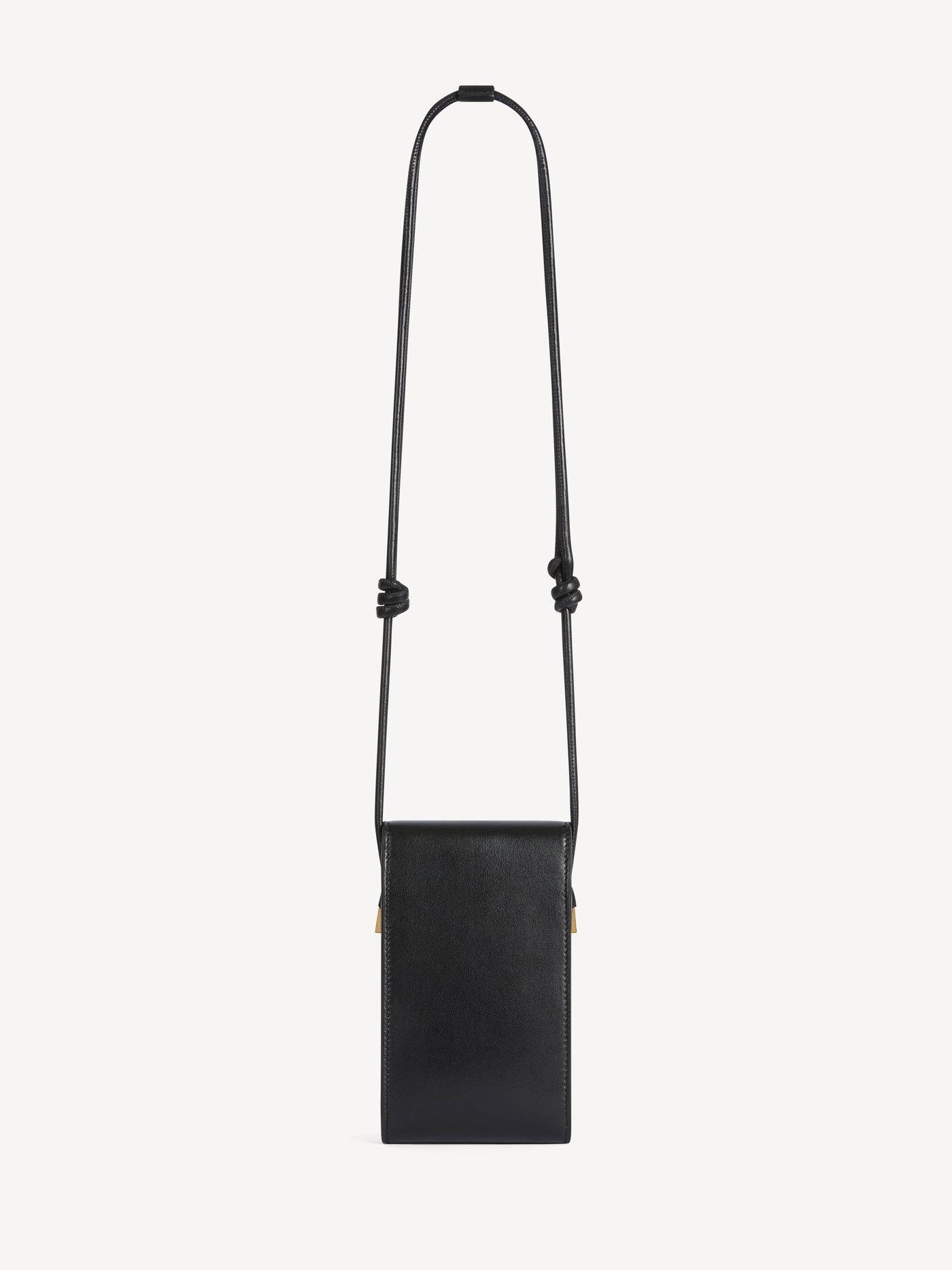 Smooth leather phone pouch