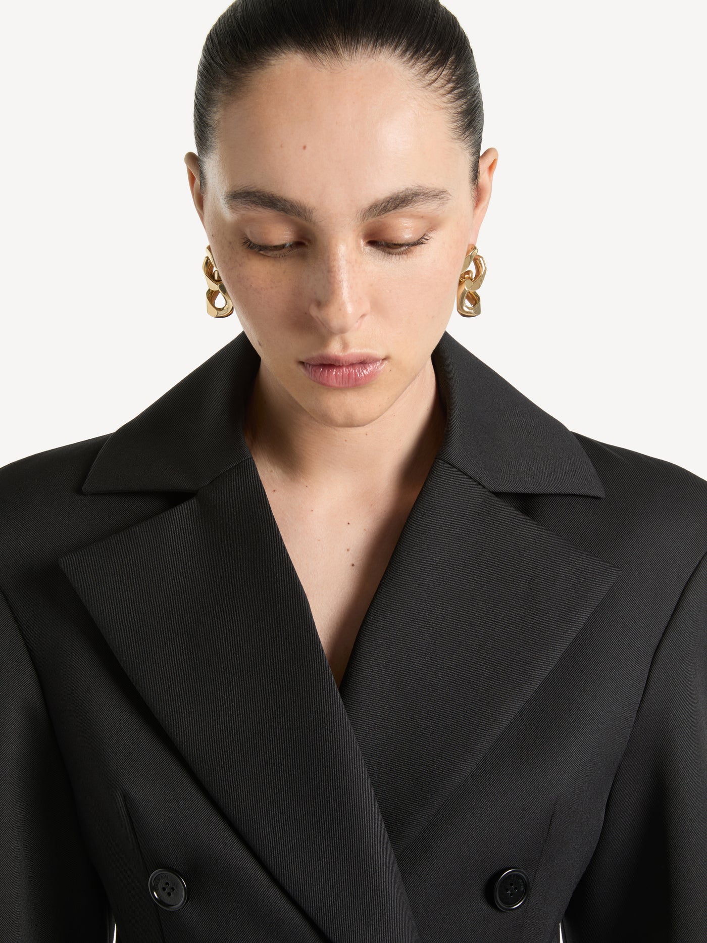 Brass Curb earrings
