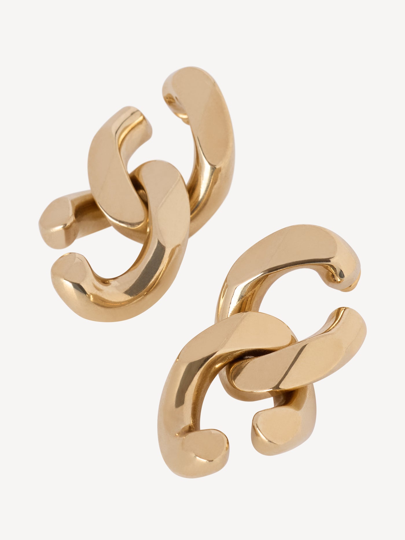 Brass Curb earrings