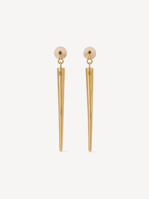 Brass Spike earrings