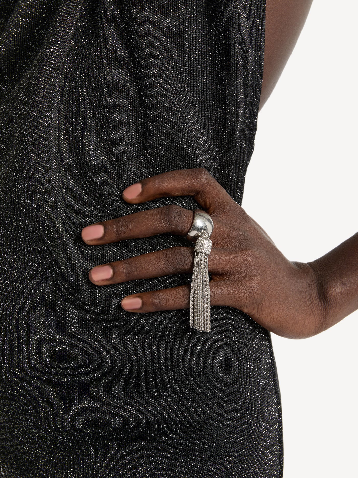Brass tassel ring