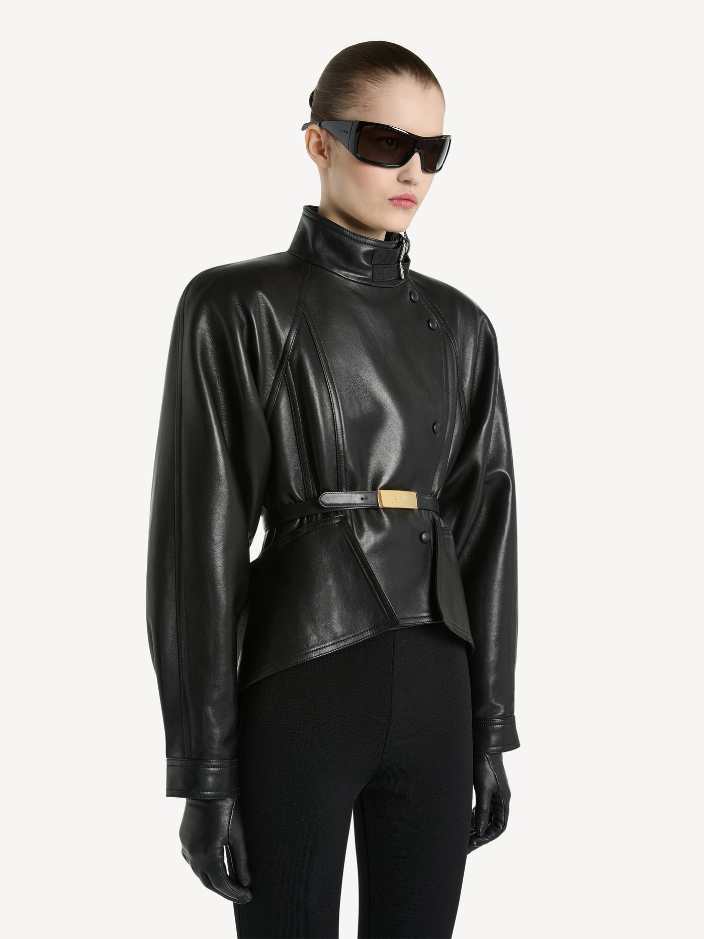 Lambskin pilot jacket