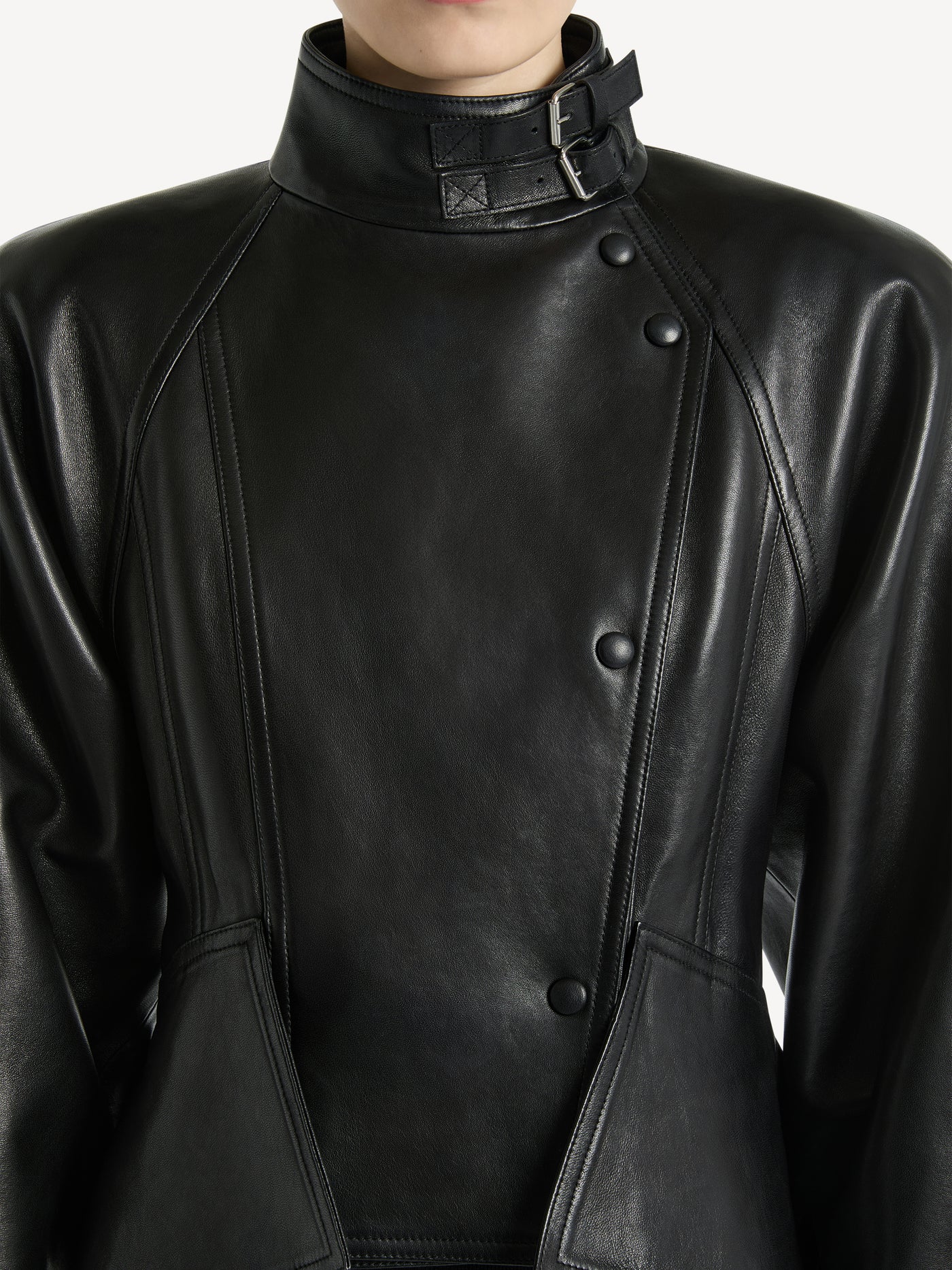 Lambskin pilot jacket