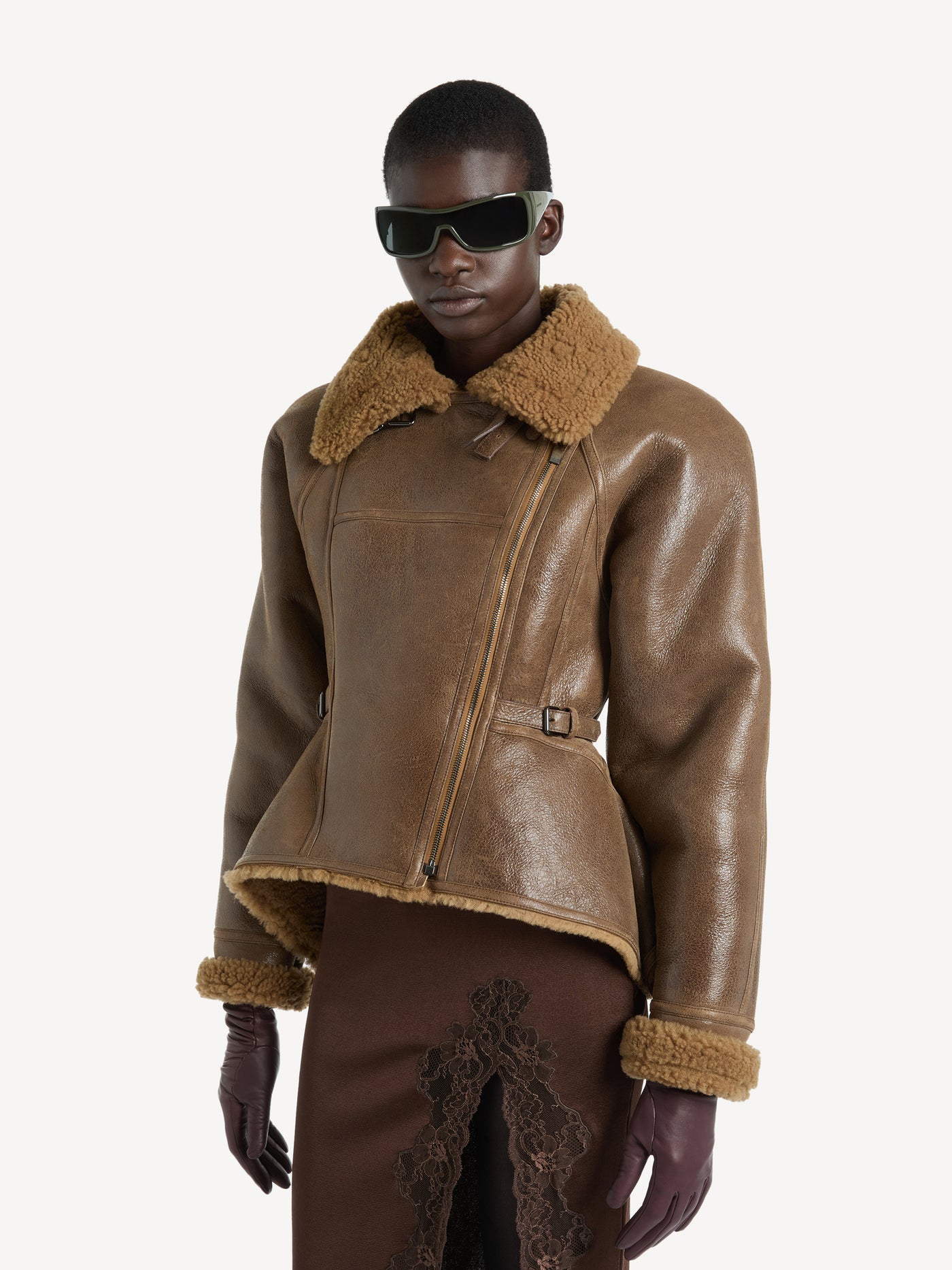 Shearling signature jacket