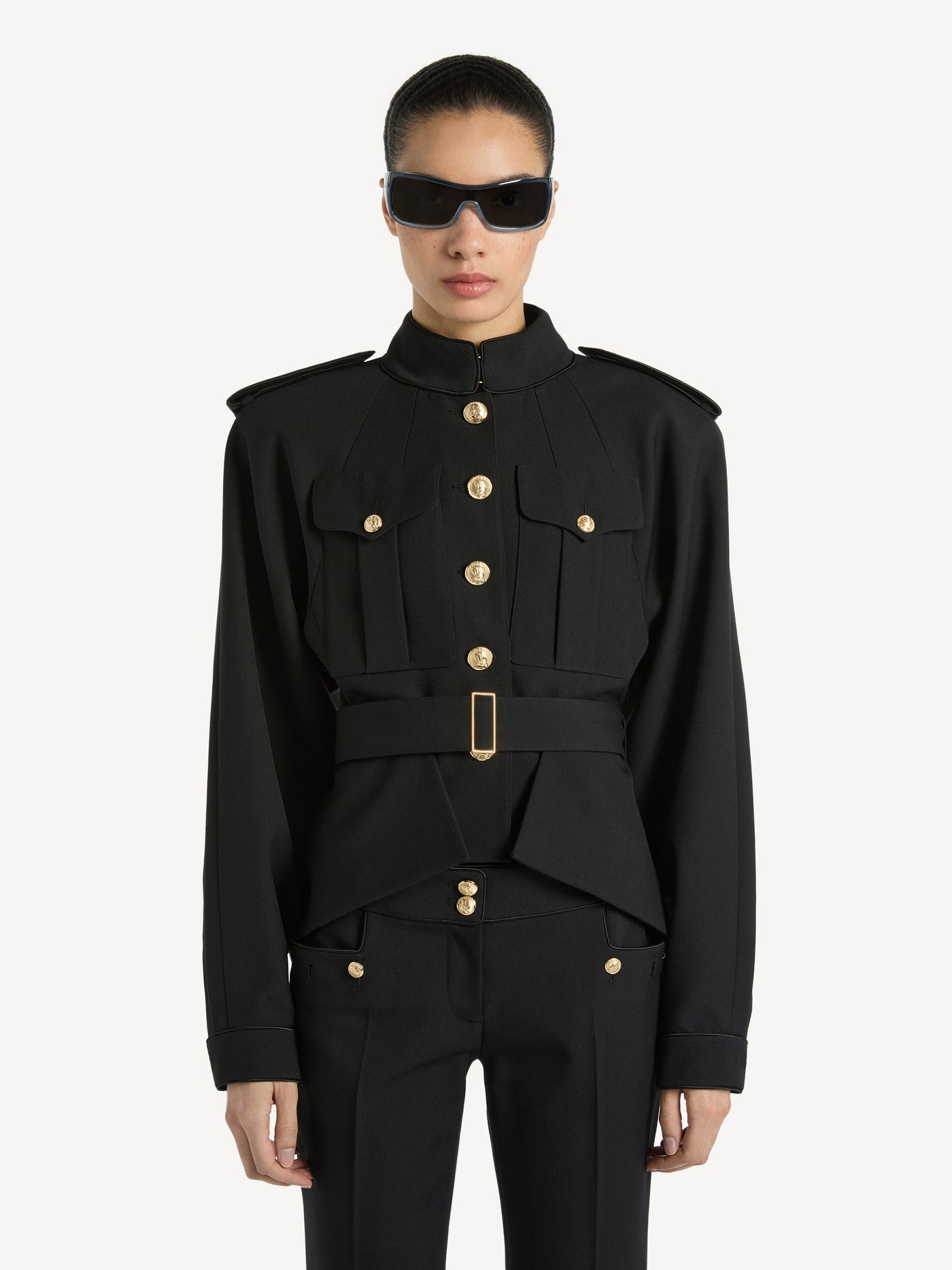 Wool pilot jacket
