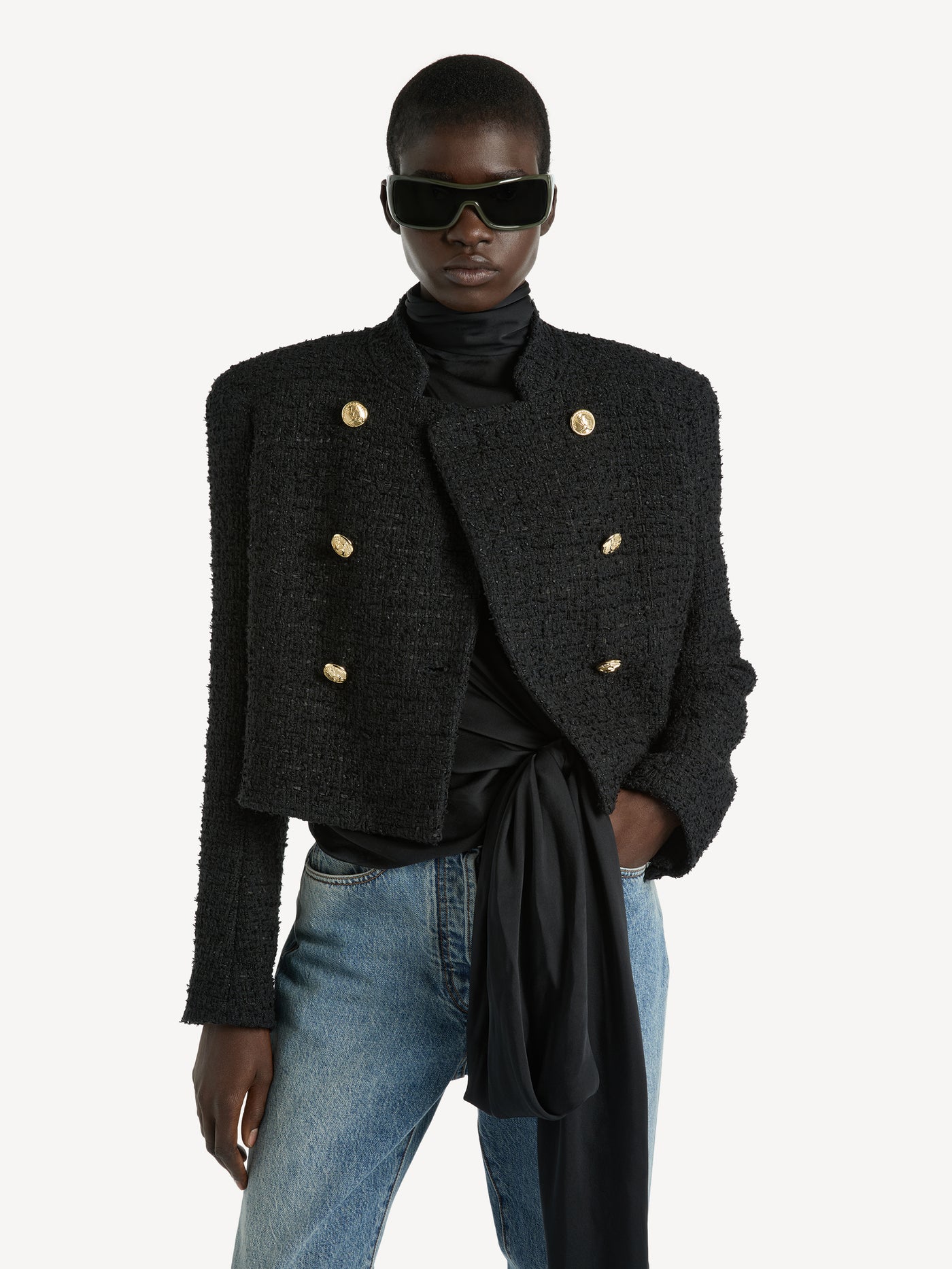 Tweed officer jacket