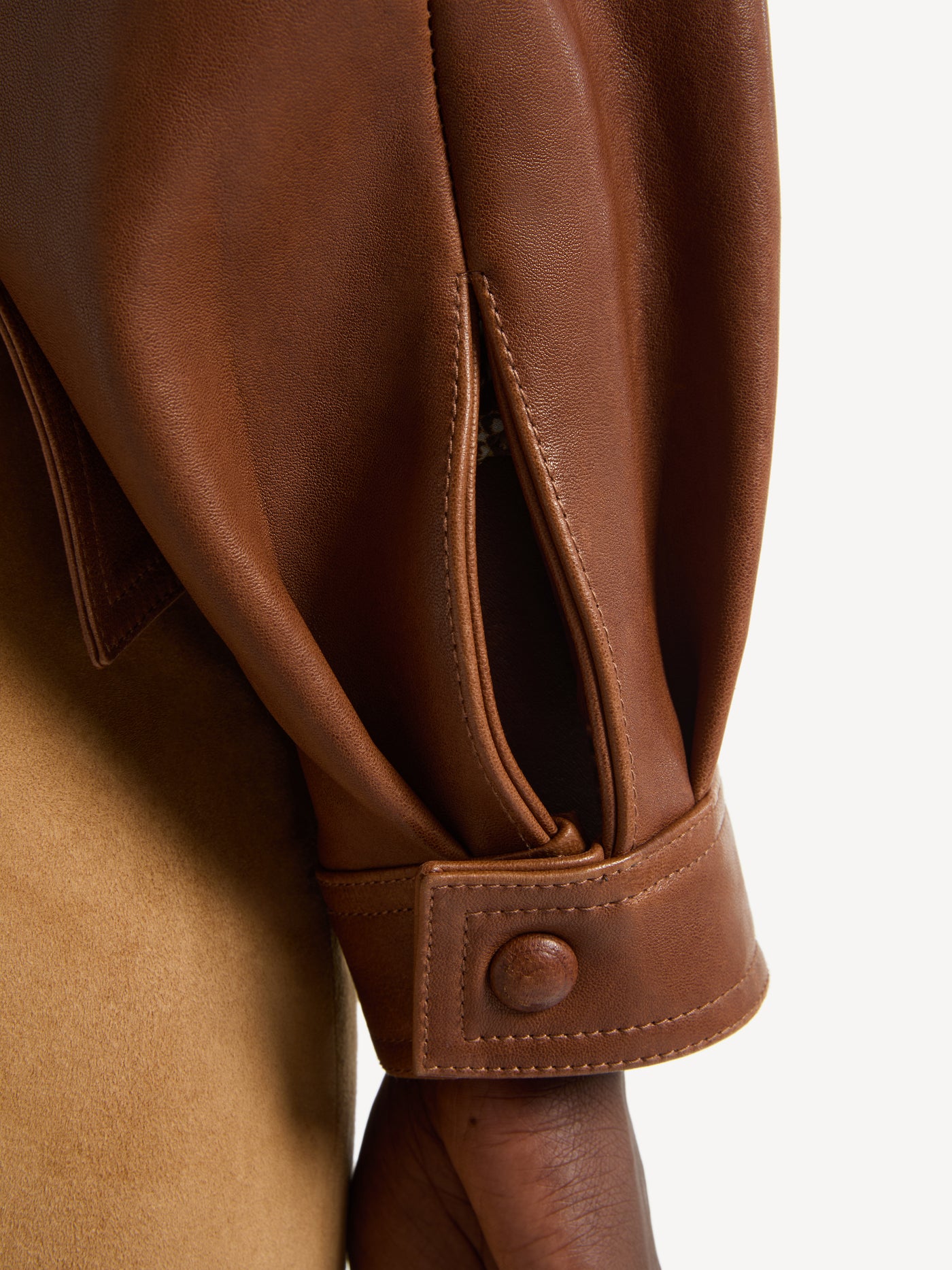 Signature jacket in vintage lambskin