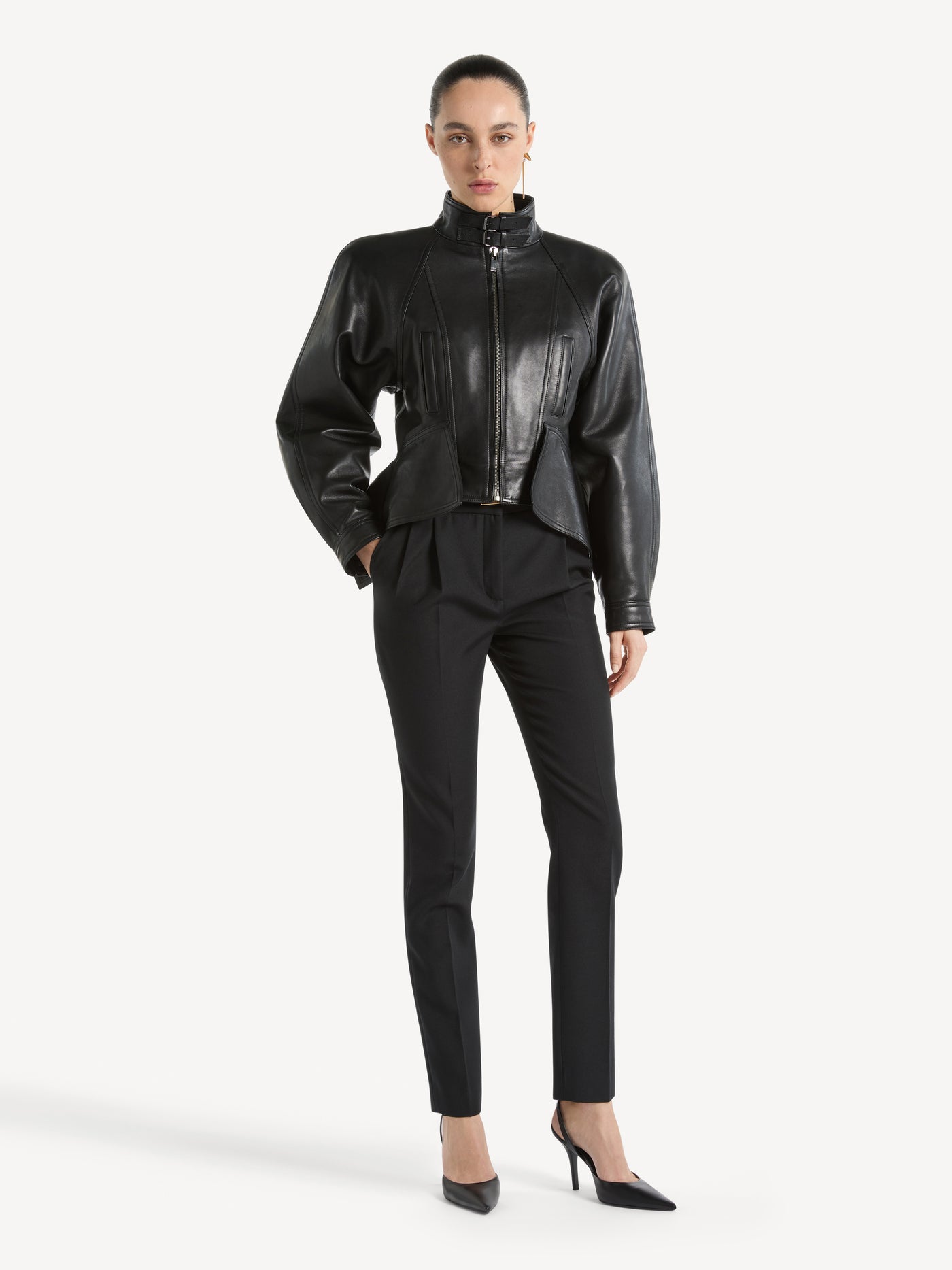 Signature jacket in lambskin
