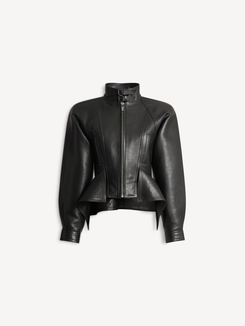Chaqueta emblemática de piel de cordero