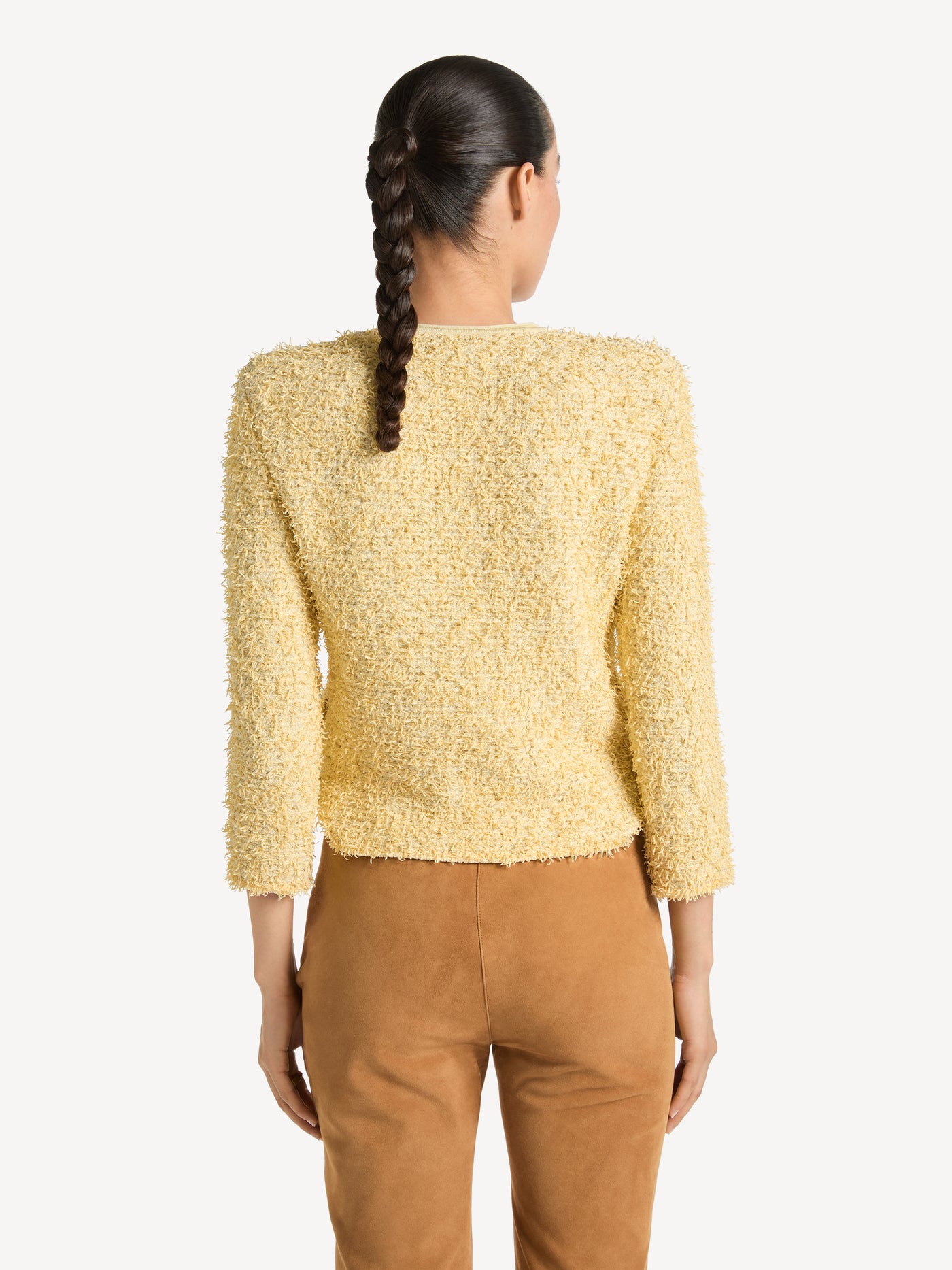 Knit tweed Spencer jacket