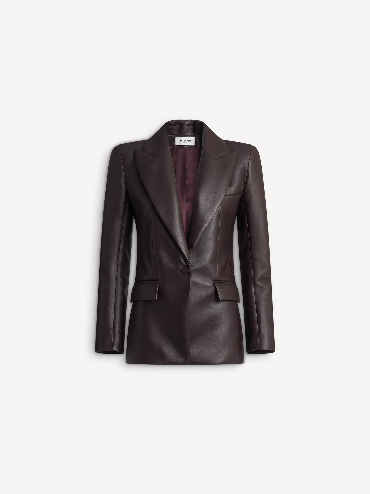 1-button jacket in lambskin