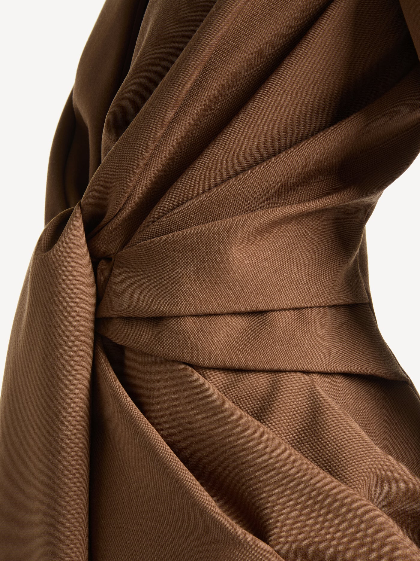 Grain de poudre jacket with tie detail