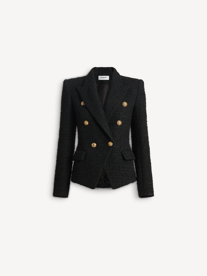 Veste 6 boutons en tweed