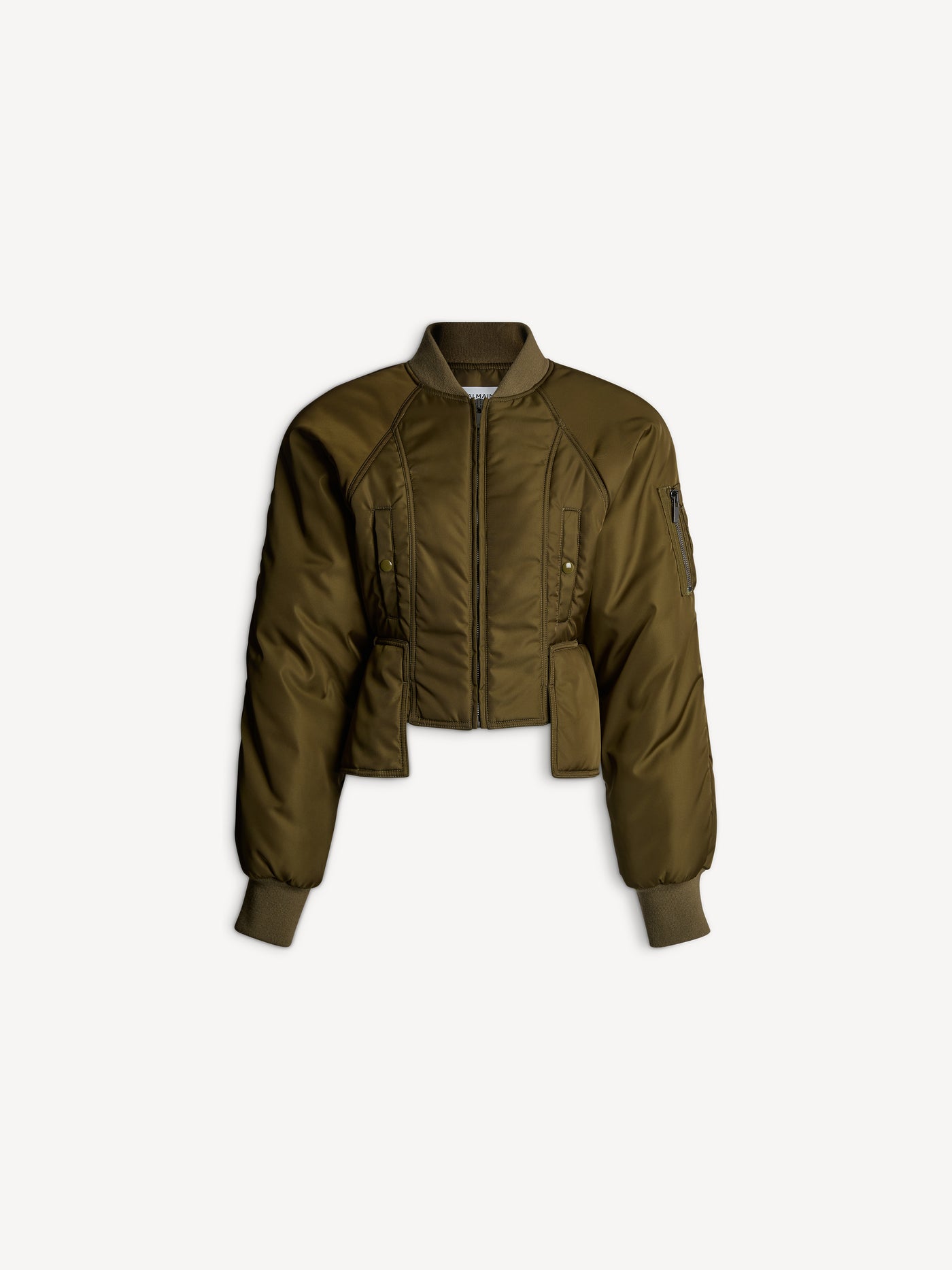Nylon signature bomber jacket