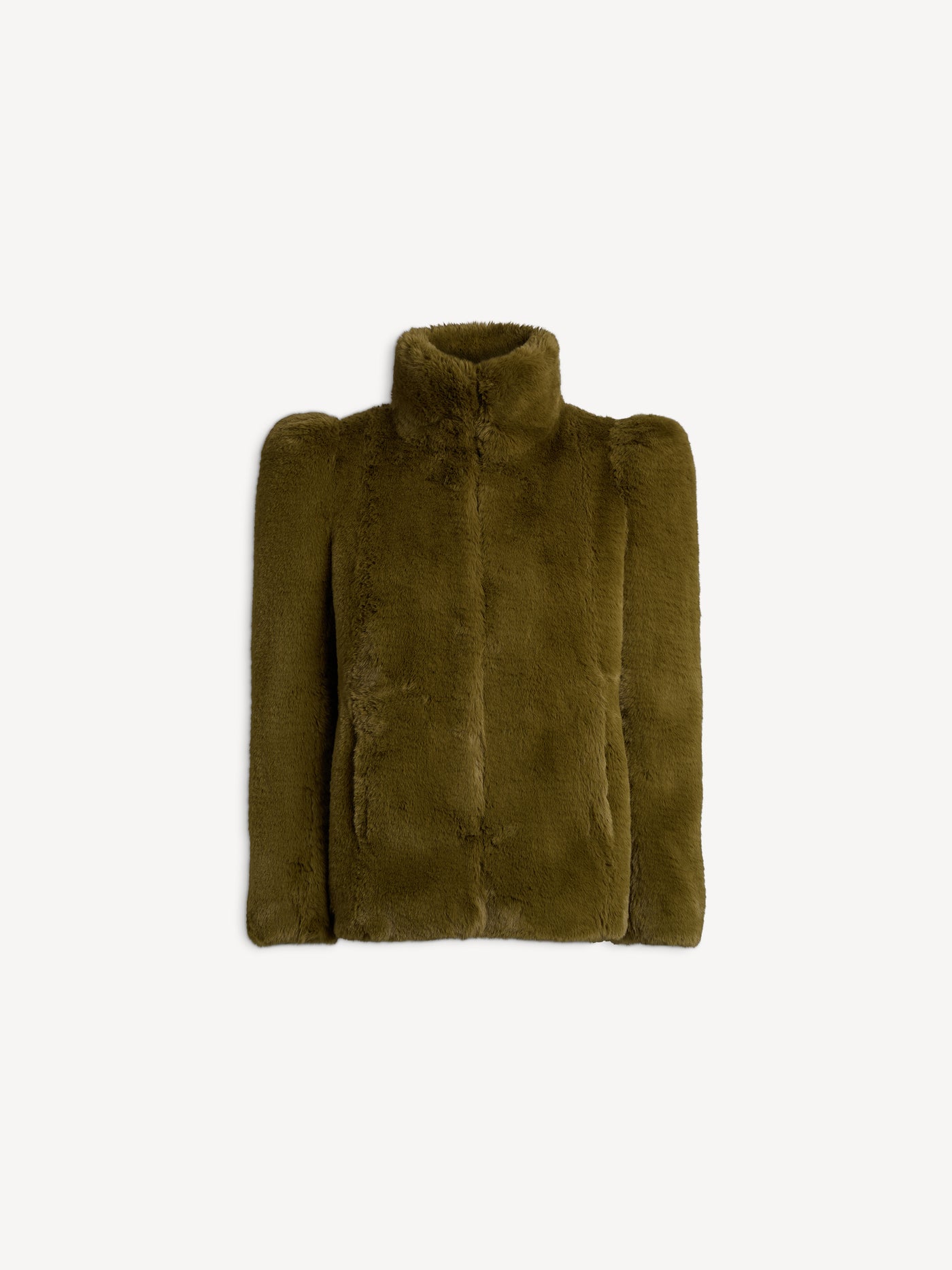Short faux fur coat