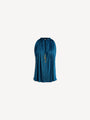 Pleated flowing jersey top