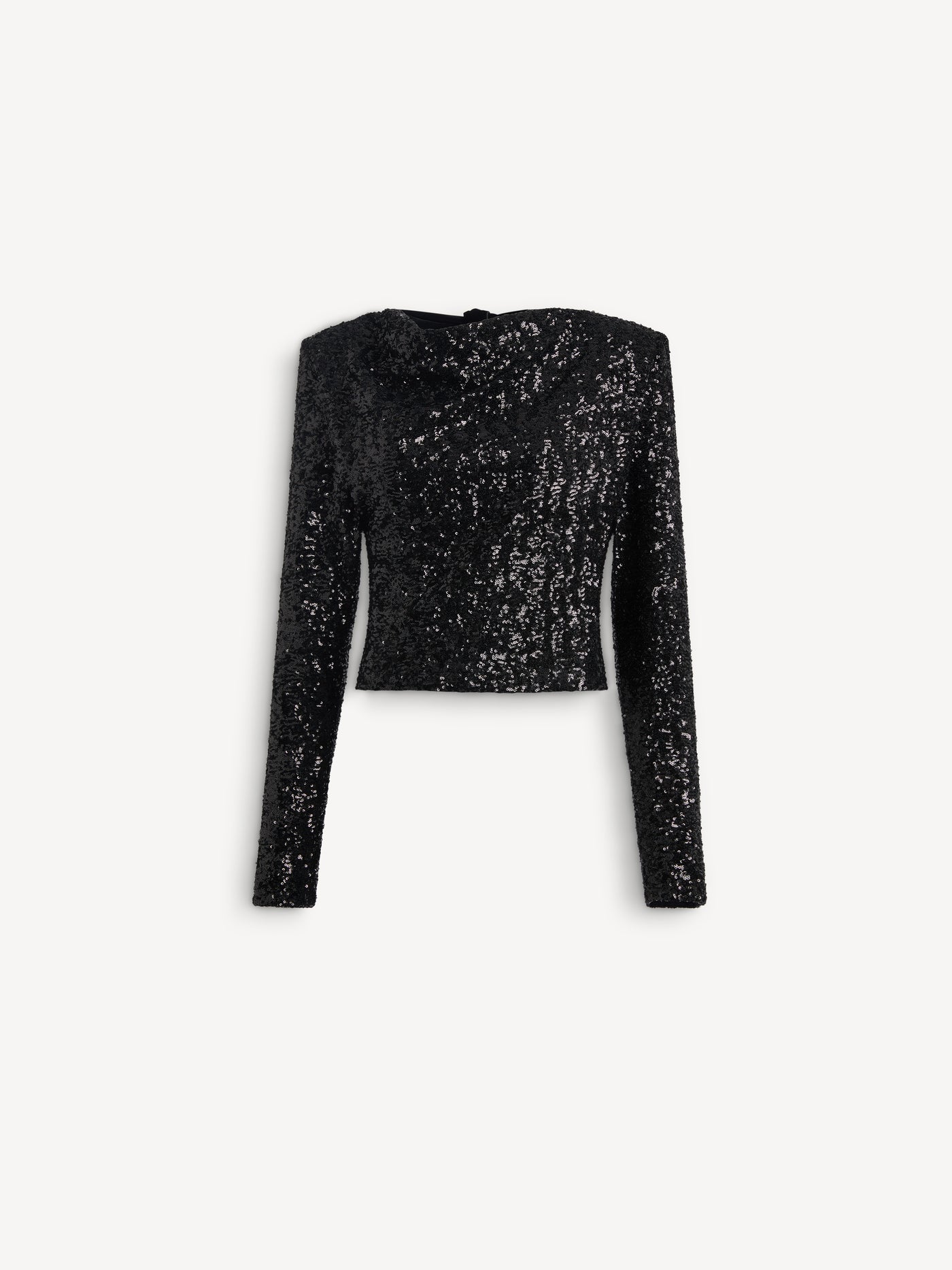 Sequinned top with bow