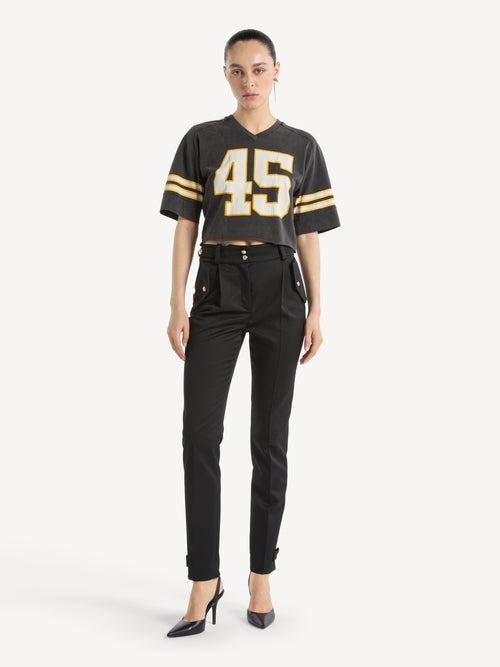 T-shirt with Balmain 45 print