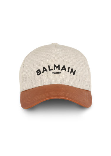 Cotton cap with Balmain logo