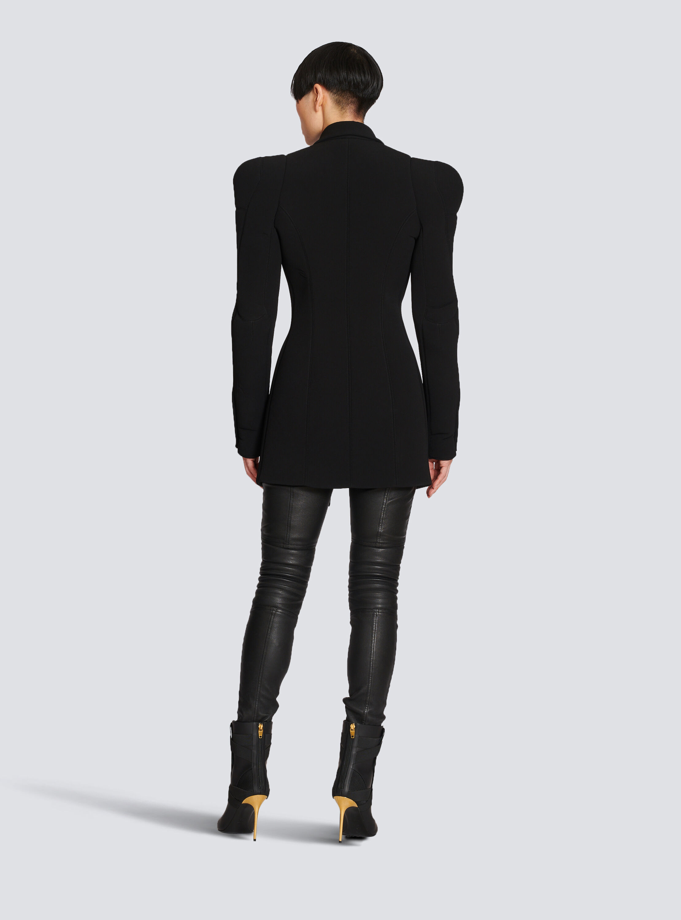 Long wool blazer - Women | BALMAIN