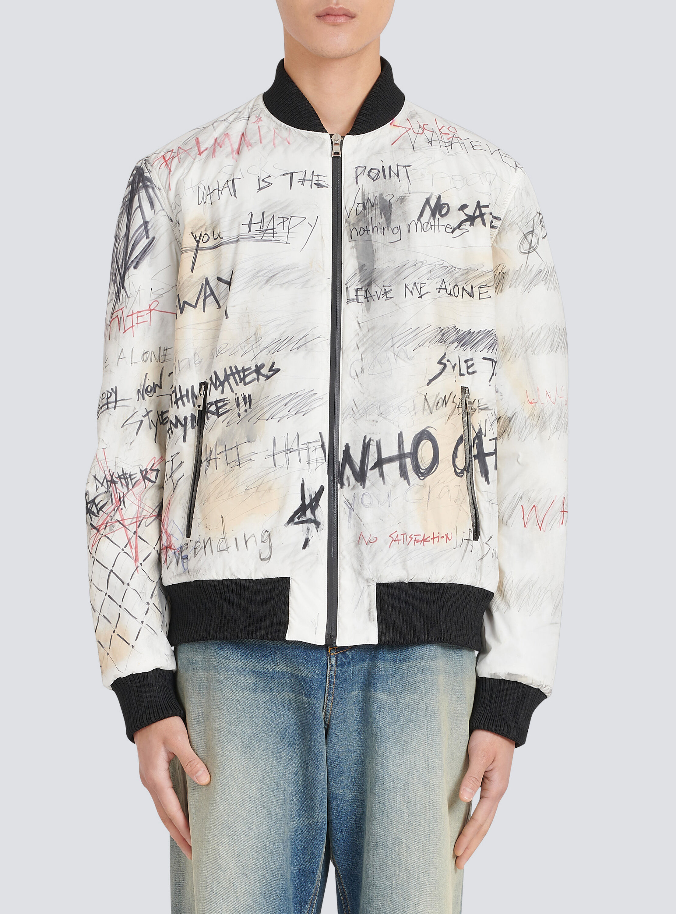 express nylon bomber jacket