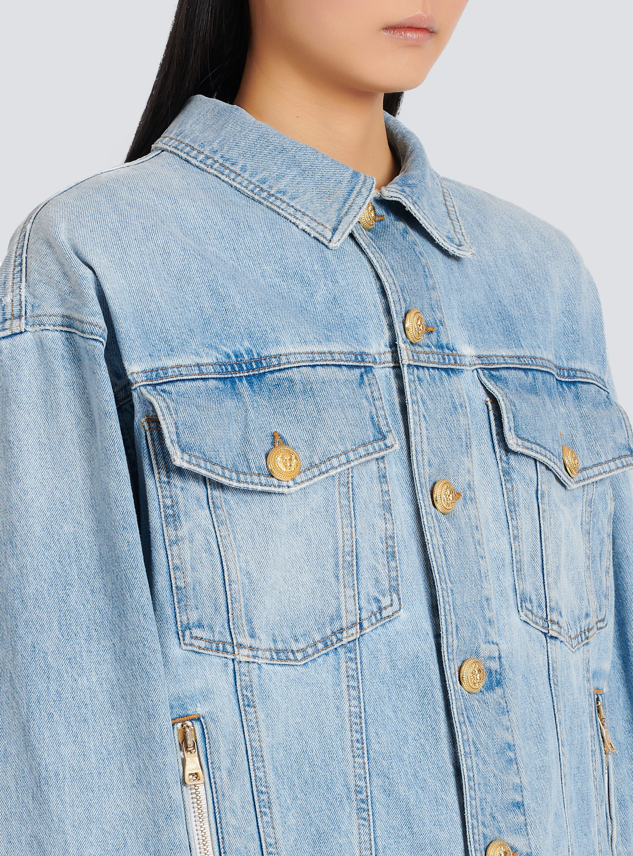 Denim jacket - Women | BALMAIN