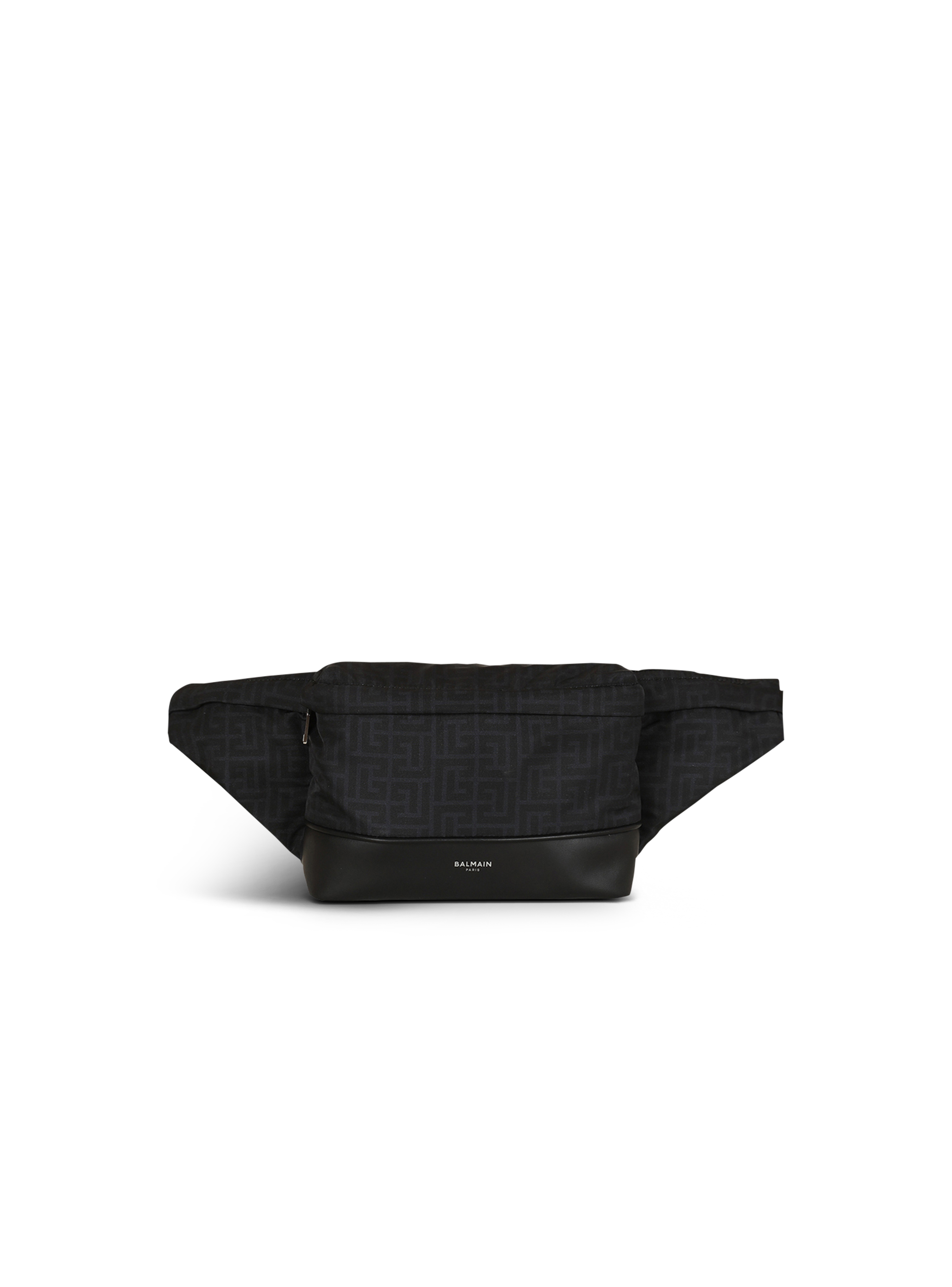 Nylon belt bag, black, hi-res