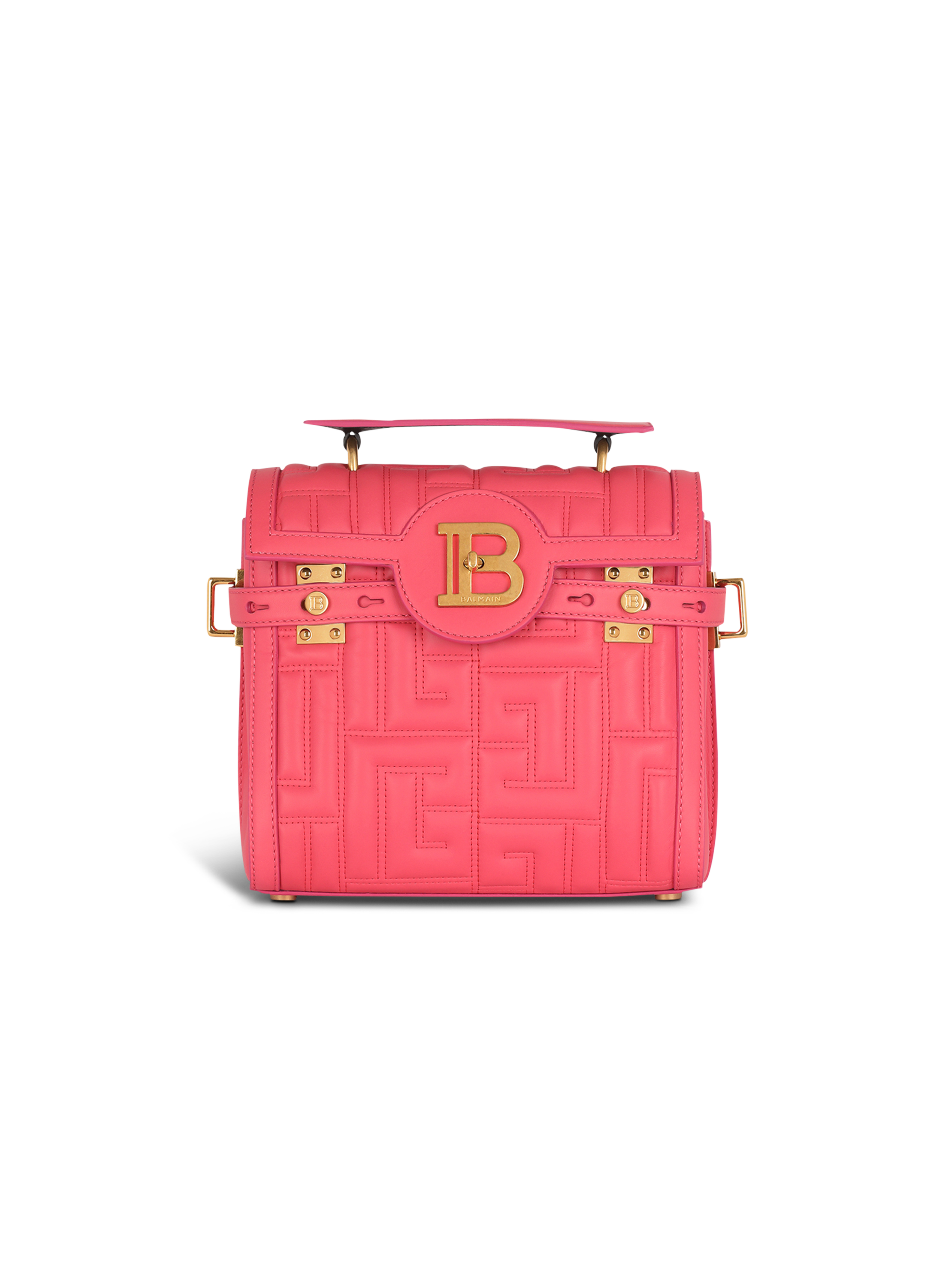 Quilted leather B-Buzz 23 bag, pink, hi-res