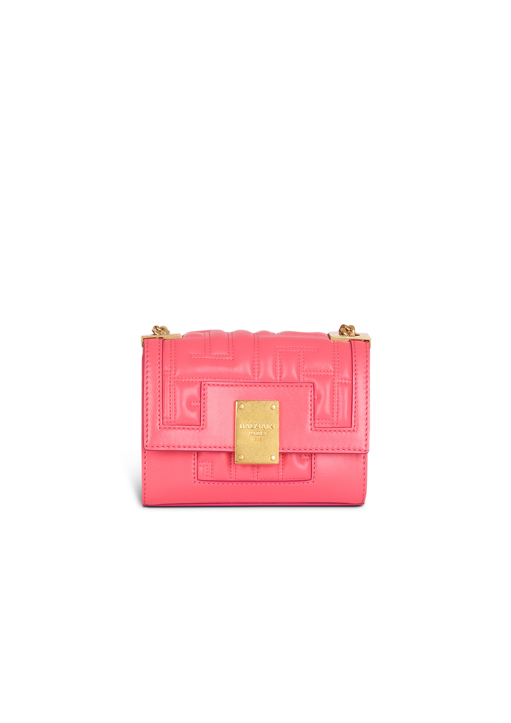 Small-sized quilted leather 1945 bag, pink, hi-res